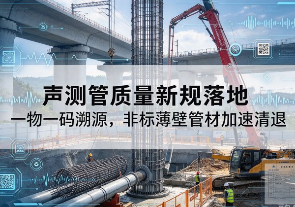 太仆寺旗声测管质量新规落地，一物一码溯源，非标薄壁管材加速清退
