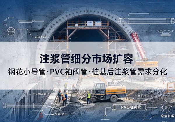 太仆寺旗注浆管细分市场扩容，隧道钢花小导管、PVC 袖阀管、桩基后注浆管需求分化